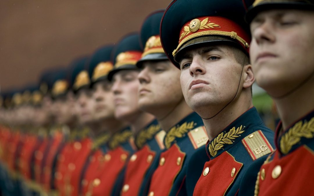 men in military uniform